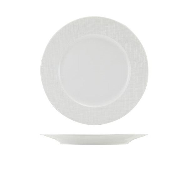 Incise Porcelain Lavara Winged Plate 25.5cm (Box Of 6)
