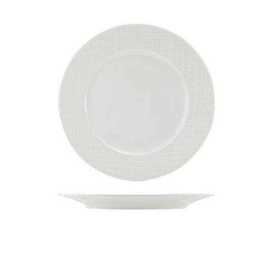 Incise Porcelain Lavara Winged Plate 25.5cm (Box Of 6)
