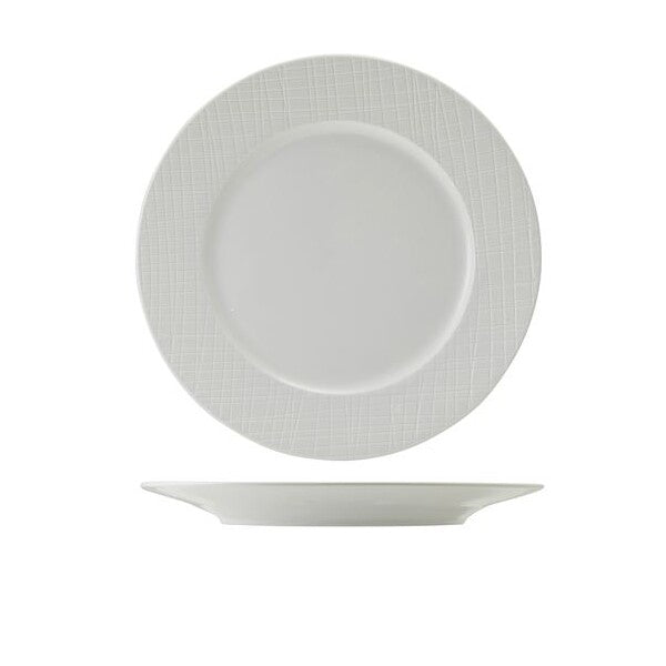 Incise Porcelain Lavara Winged Plate 27cm (Box Of 6)