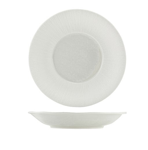 Incise Porcelain Lucine Deep Winged Plate 26cm (Box Of 6)