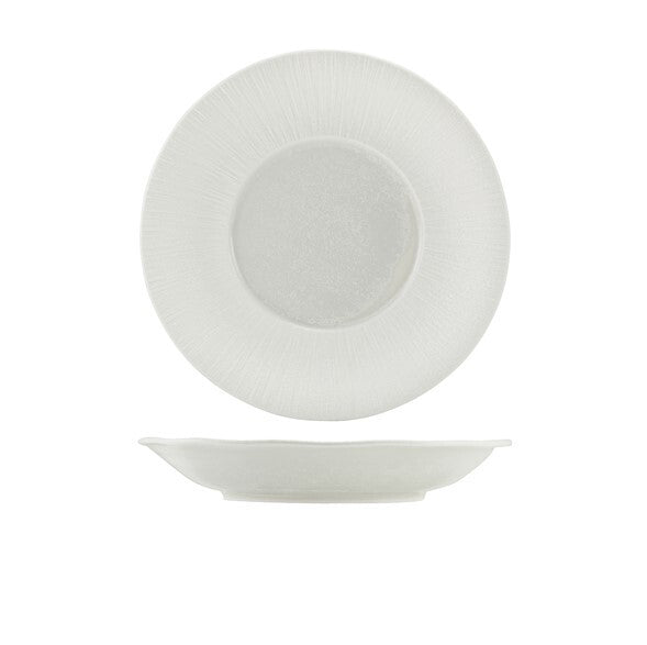 Incise Porcelain Lucine Deep Winged Plate 30cm (Box Of 6)