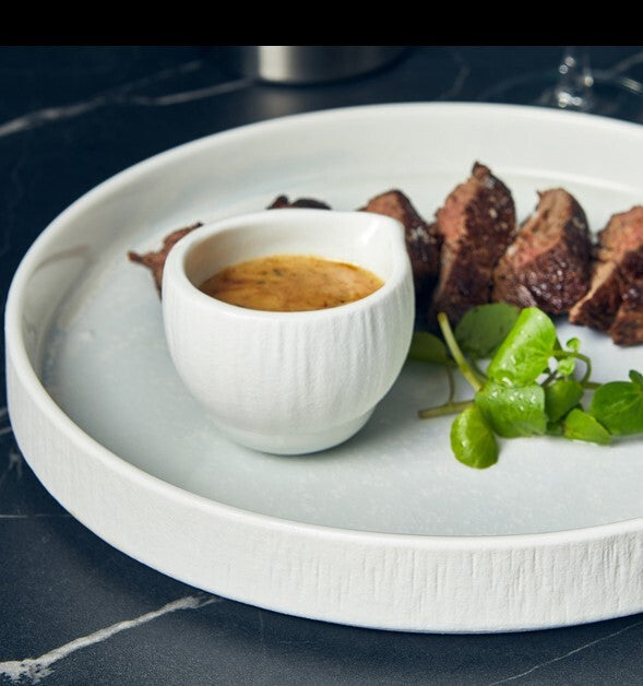 Incise Porcelain Lucine Presentation Plate 25cm (Box Of 6)