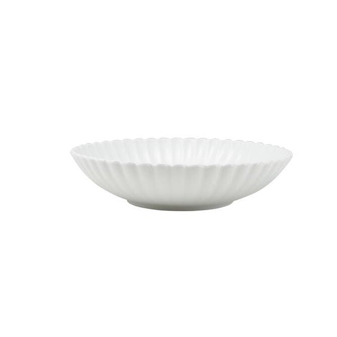 Incise Porcelain Scalloped Coupe Bowl 20cm (Box Of 6)
