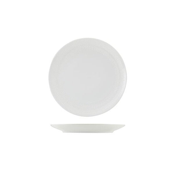 Incise Porcelain Solara Coupe Plate 20cm (Box Of 6)