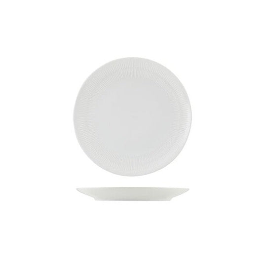 Incise Porcelain Solara Coupe Plate 20cm (Box Of 6)