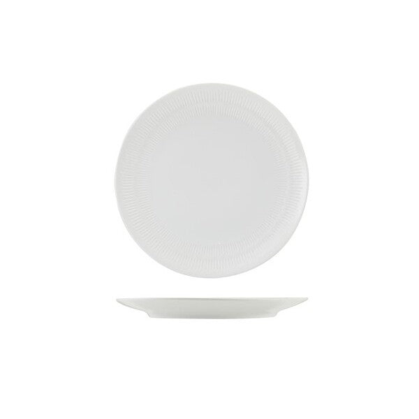 Incise Porcelain Solara Coupe Plate 23cm (Box Of 6)