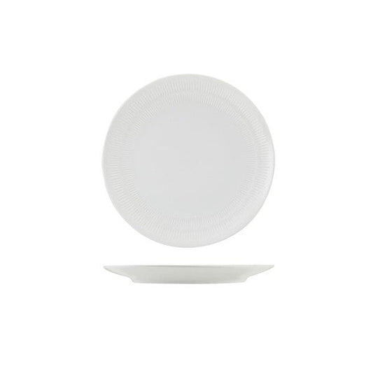Incise Porcelain Solara Coupe Plate 23cm (Box Of 6)