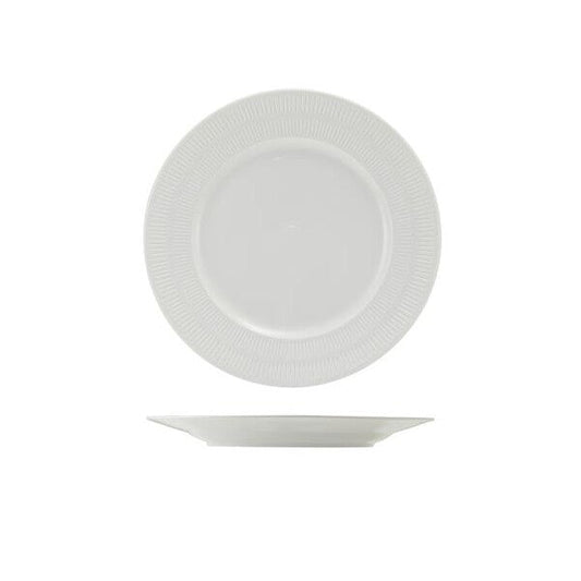 Incise Porcelain Solara Winged Plate 23cm (Box Of 6)