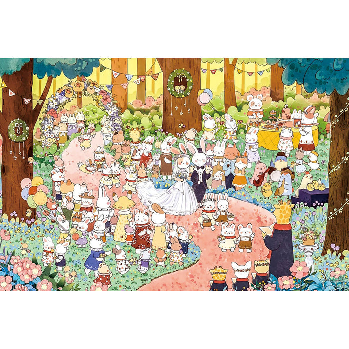 Ingooood Wooden Jigsaw Puzzle 1000 Piece - Spring Wedding - Ingooood jigsaw puzzle 1000 piece