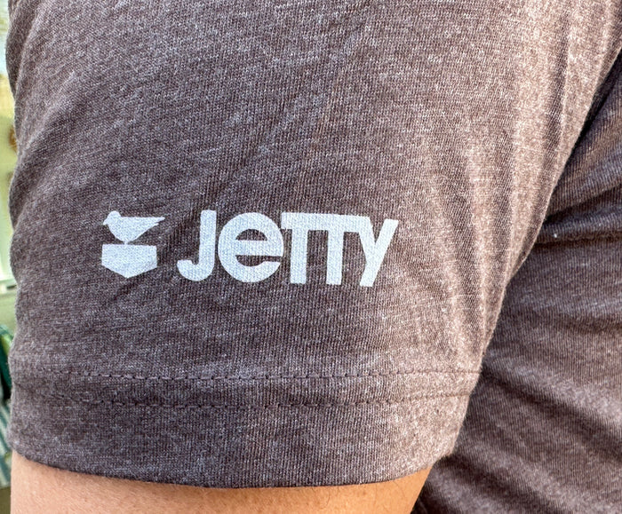 Jetty T Shirt: Clam Seed Design Tee