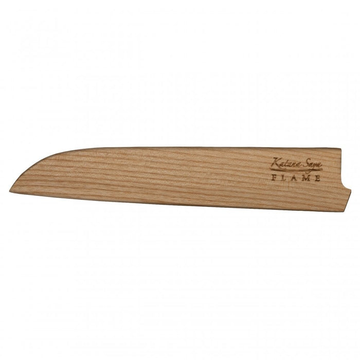 Katana Flame Olive Wood Handled Bread Knife 20cm (Kfo-16)