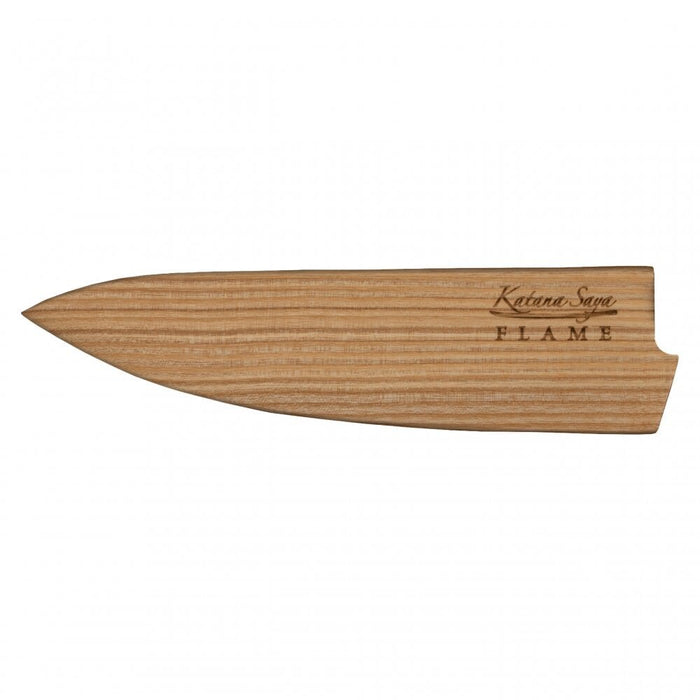 Katana Flame Olive Wood Handled Chefs Knife 20cm (Kfo-17)