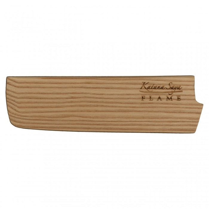 Katana Flame Olive Wood Handled Nakiri Knife 18cm (Kfo-03)