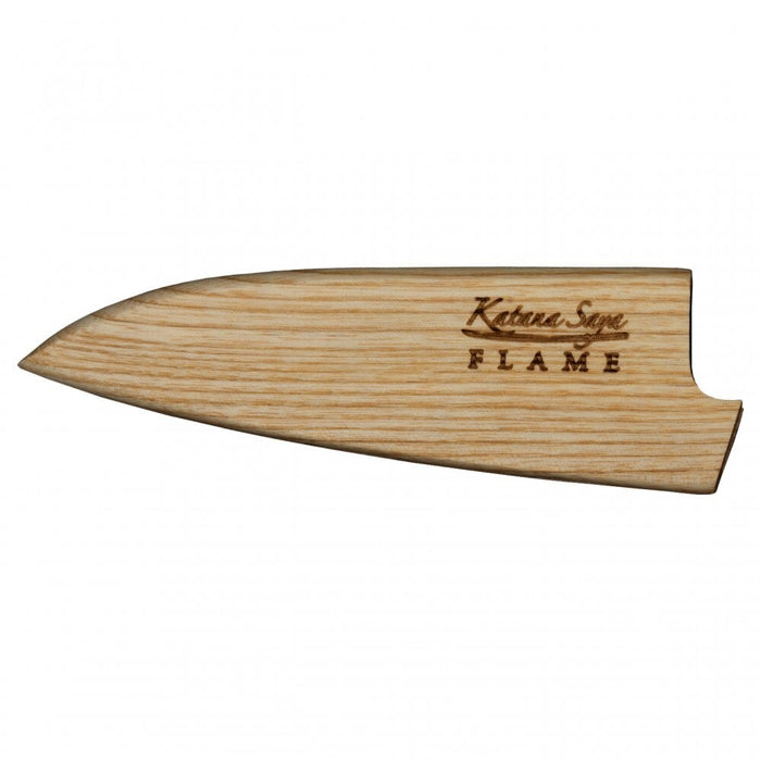 Katana Flame Olive Wood Handled Paring Knife 9cm (Kfo-11)