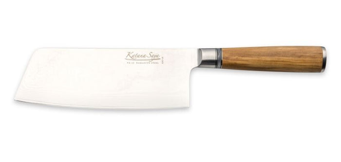 Katana Saya Olive Wood Handled Chinese Chopper 18cm (Kso-18)