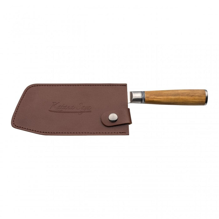 Katana Saya Olive Wood Handled Chinese Chopper 18cm (Kso-18)