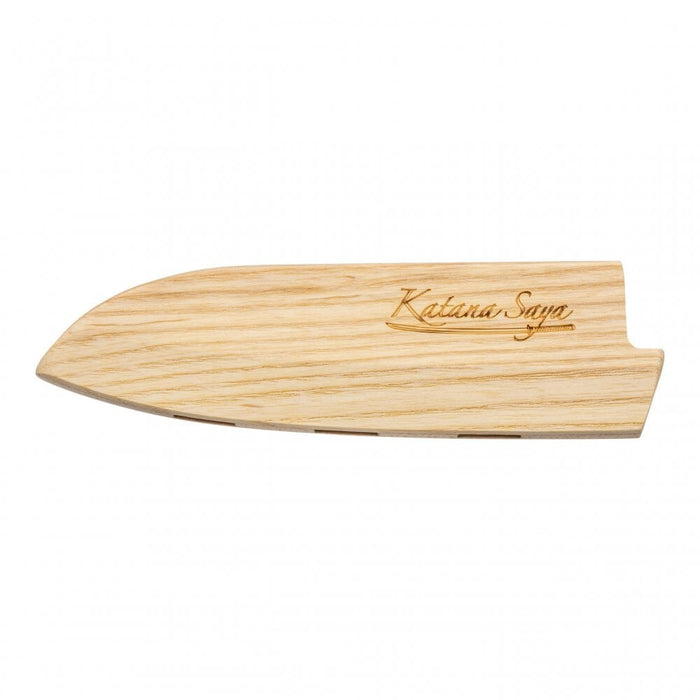 Katana Saya Olive Wood Handled Santoku Knife 12cm (Kso-01)