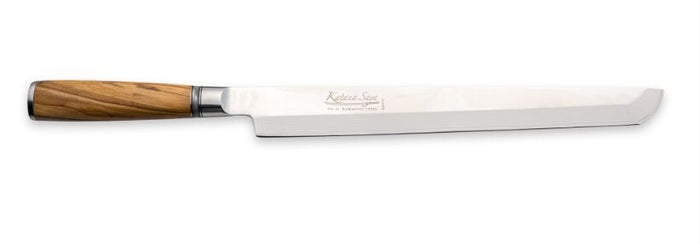 Katana Saya Olive Wood Handled Tako Sashimi Knife 27cm (Kso-07)