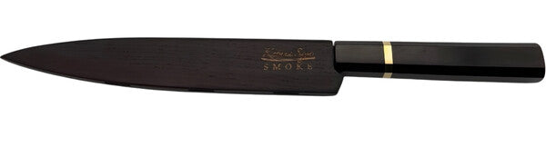 Katana Saya Smoke Ebony Wood Handled Carving Knife 20Cm (Ksm-15)
