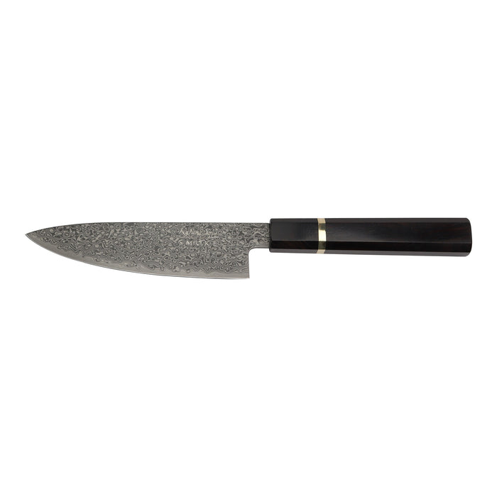 Katana Saya Smoke Ebony Wood Handled Chefs Knife 15cm (Ksm-14)
