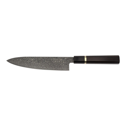 Katana Saya Smoke Ebony Wood Handled Chefs Knife 20cm (Ksm-17)