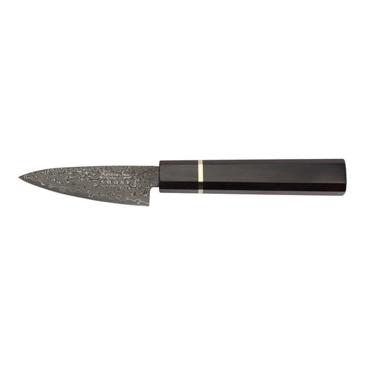 Katana Saya Smoke Ebony Wood Handled Paring Knife 9cm (Ksm-11)