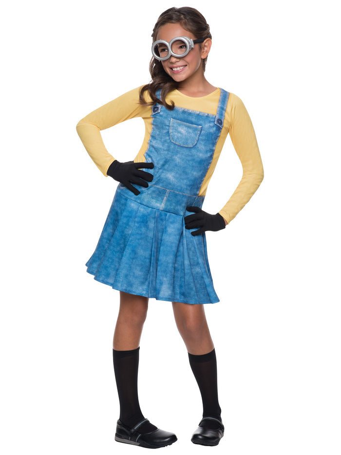 Kids Girls Minion Costume