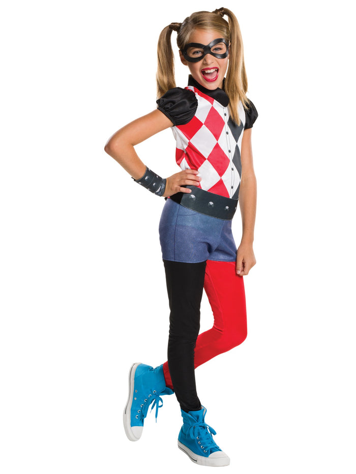 Kids Harley Quinn Jumpsuit Costume