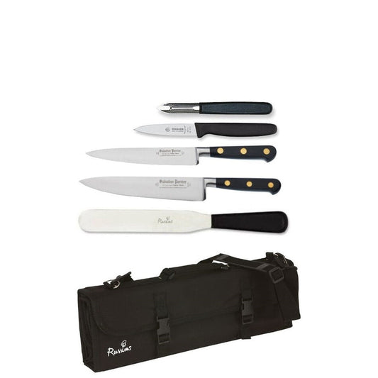 Knife Set Sabatier Medium With 20cm Cooks Kinfe In KC210 Case