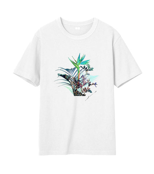 KOOSHA OVERSIZED TEE - GARDEN COVER