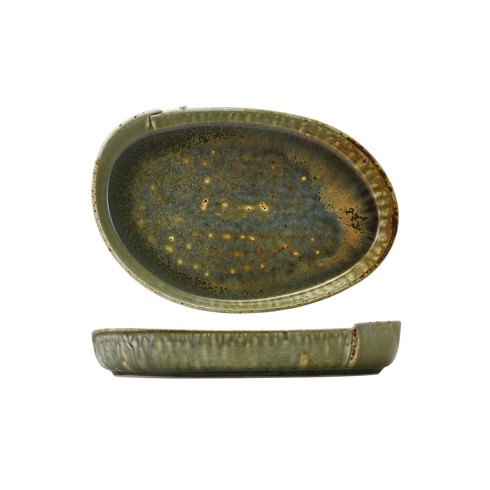 Kozo Porcelain Midori Oval Plate 28cm (Box Of 6)