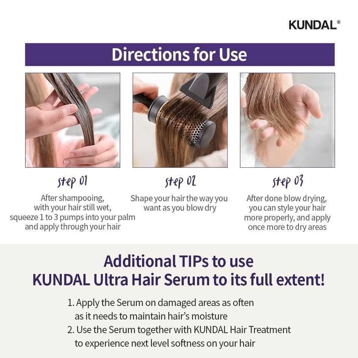KUNDAL Macadamia Ultra Hair Serum Blackberry Bay 100ml KUNDAL Hair Care