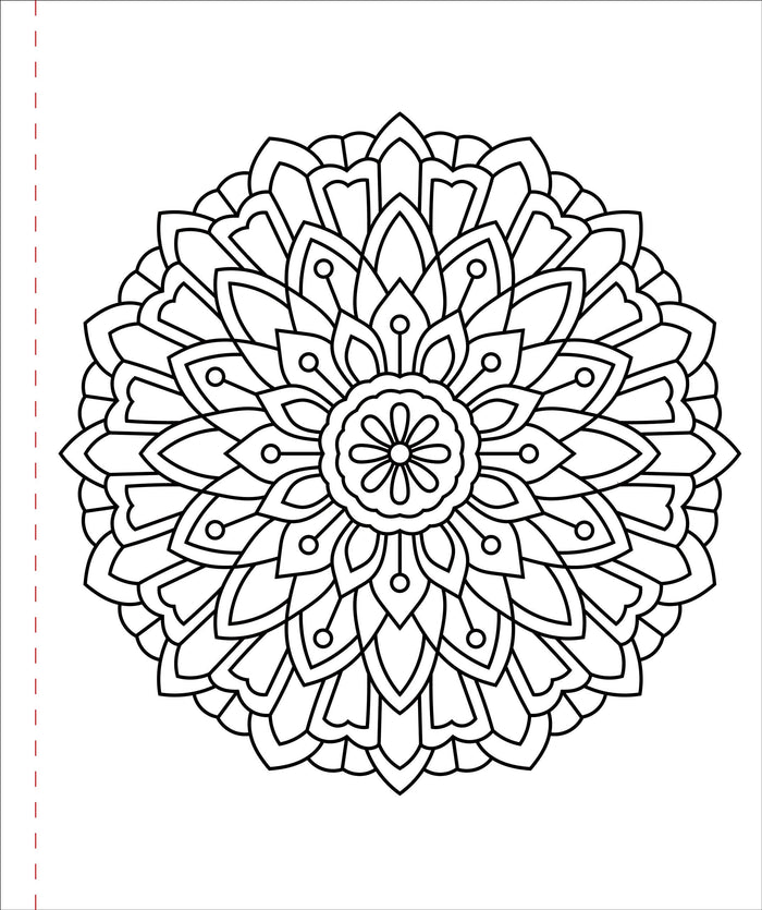 Large Print Coloring Book -  Color Me Calm