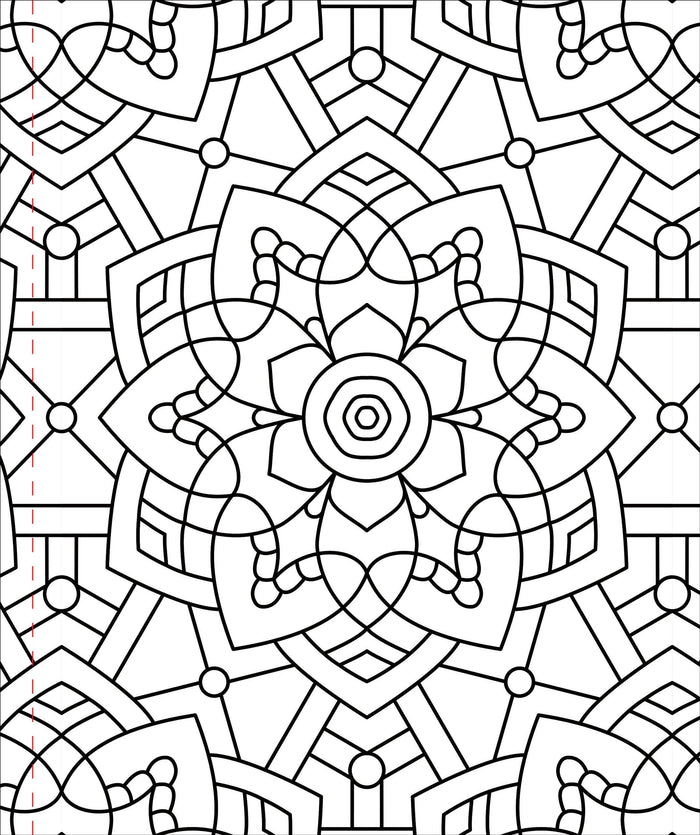 Large Print Coloring Book -  Color Me Calm