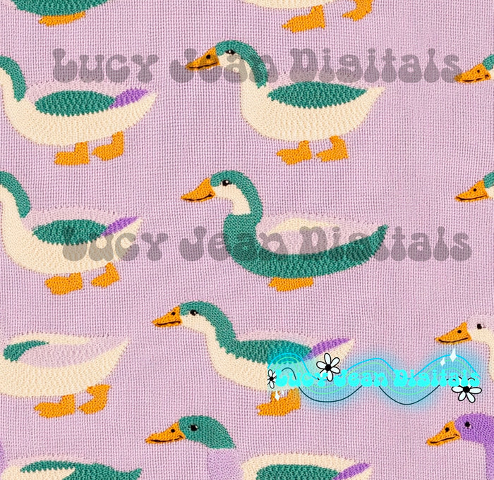 Lilac Mallard Sweater Seamless file