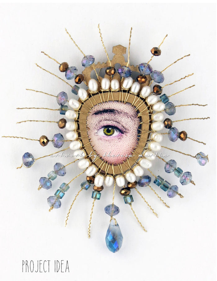 Lovers Eye Tokens - paperwhimsy
