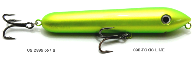 8.0in - 3.0oz / Toxic Lime