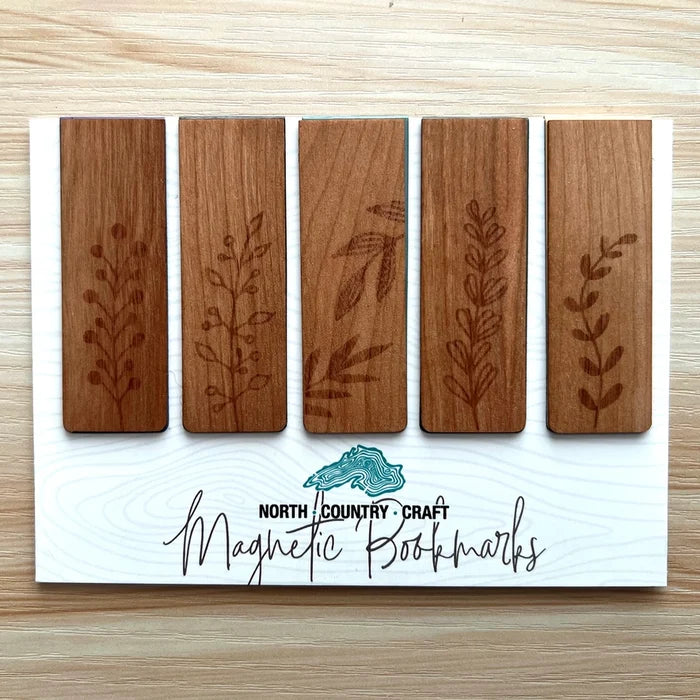 Magnetic Wooden Bookmark