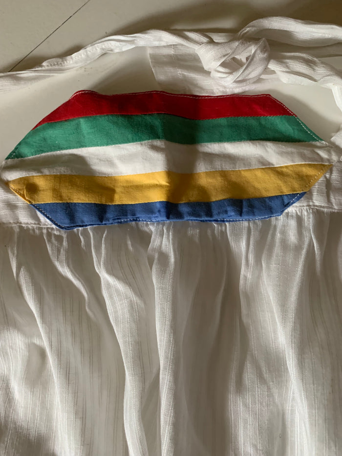 Masonic Star Colorblocked Waist Apron circa 1930s