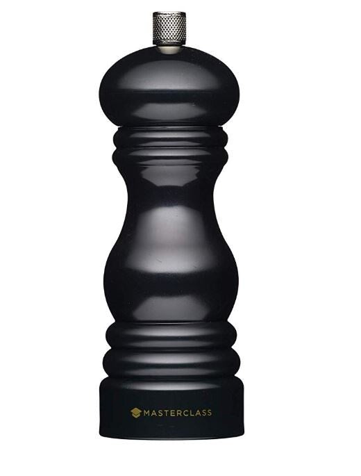 Masterclass Salt Or Pepper Mill Black 17cm