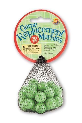 Mega Games Glass Marbles - Replacement Marbles for Chinese Checkers - [Set of 30], Standard Size — view 4