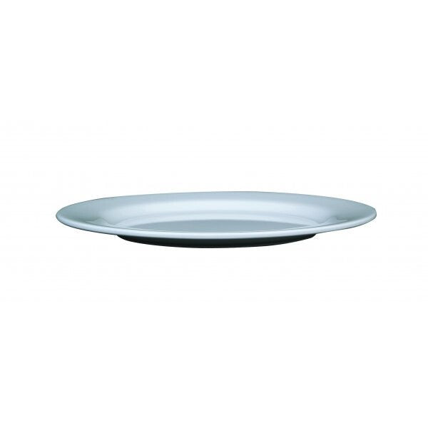 Melamine Plate Wide Rim 23cm (Box Of 12)