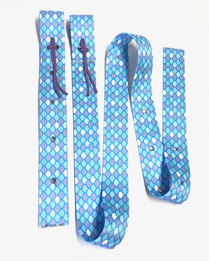 Mermaid cinch strap set - Tiffanys Braided Tack LLC