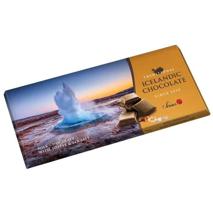 Milk Chocolate with Toffee and Sea Salt from Nói Síríus