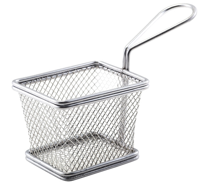 Mini Chip Frying Basket Rectangular 10cm x 8cm x 7.5cm