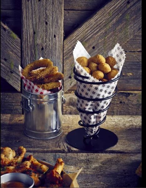 Mini Galvanised Bin 8.5cm X 11.2cm