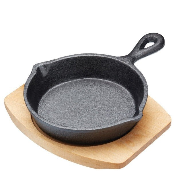 Mini Round Frying Pan & Board 15cm