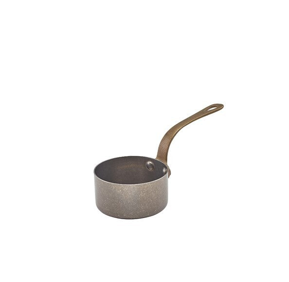 Mini Saucepan Vintage Steel 7 x 3.75cm (Box Of 6)