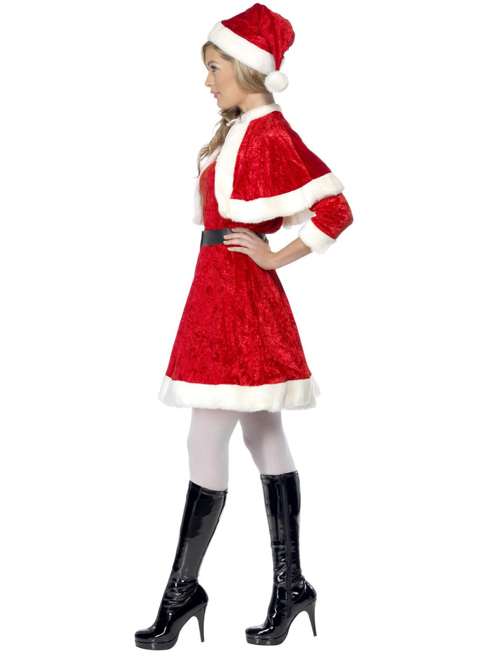 Miss Santa Costume, with Cape & Belt