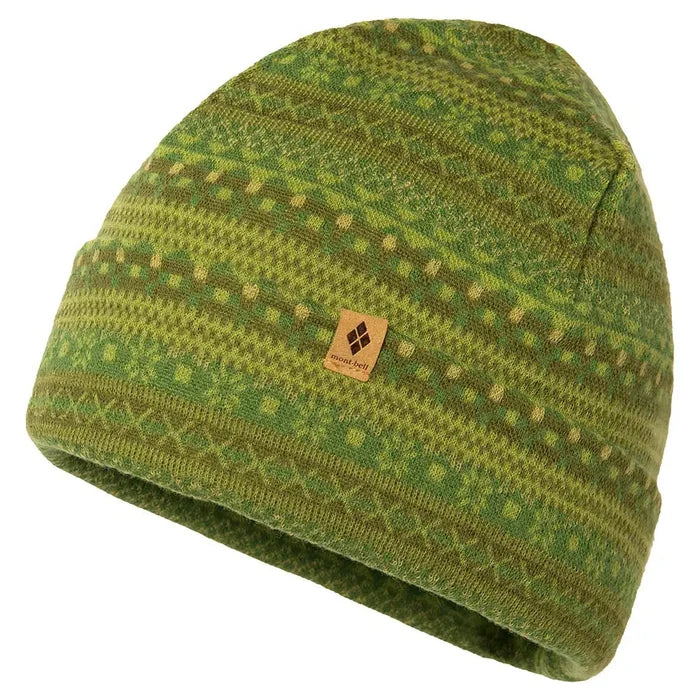 Montbell Merino Wool Jacquard Warmer Cap